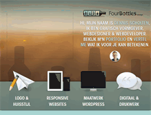 Tablet Screenshot of fourbottles.nl